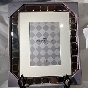 Silver 5X7 Photo Frame With White mat by Philip Whitney